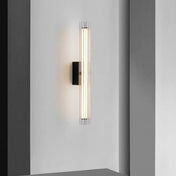 Applique murale LED linéaire noire moderne trois tailles — vue 5