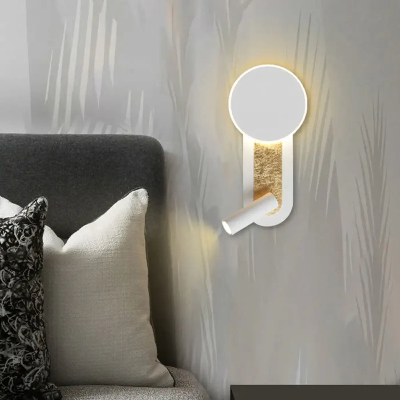 Applique murale LED linéaire noire ou blanche — vue 3