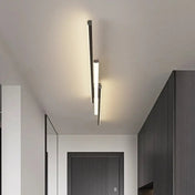 Applique murale LED linéaire noire pour couloir — vue 2