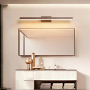 Applique murale LED marron linéaire en aluminium — vue 1