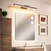 Applique murale LED marron linéaire en aluminium — vue 3