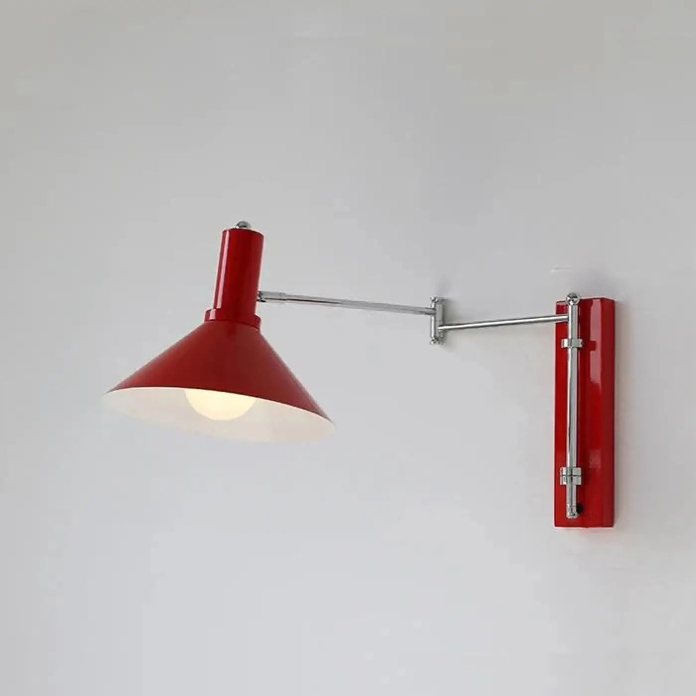 Applique murale LED métal abat-jour conique industriel — vue 7