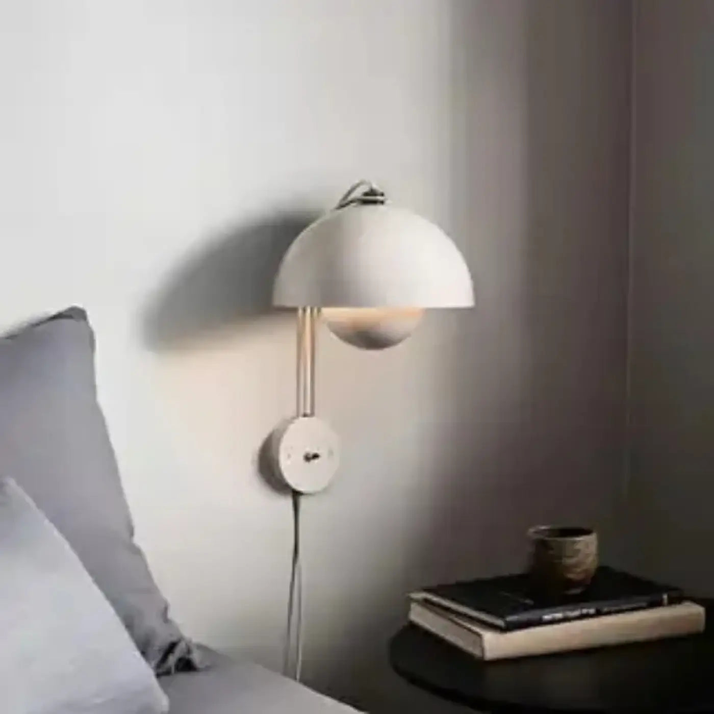Applique murale LED métal dôme coloré style vintage — vue 1