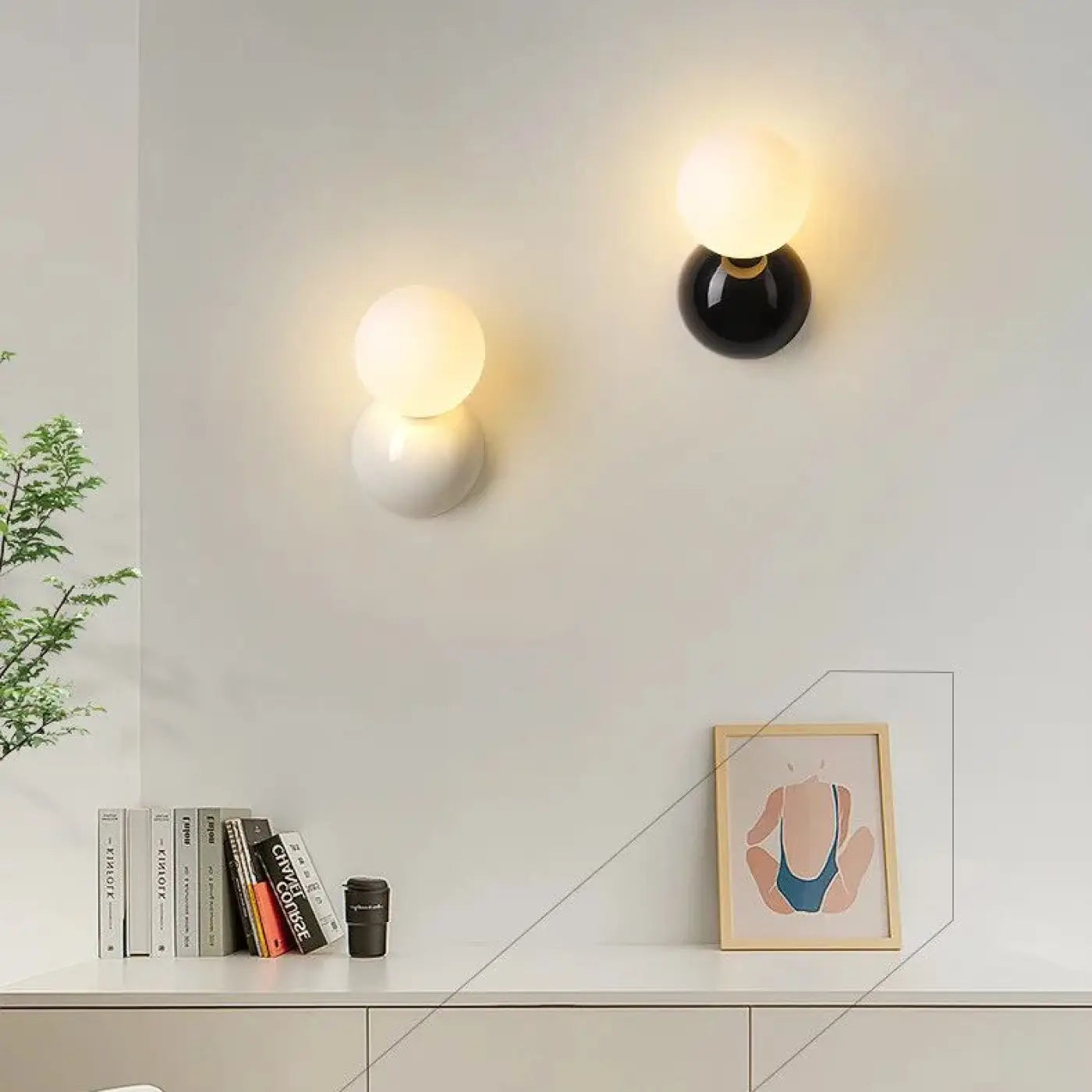 Applique murale LED métal et acrylique à intensité réglable — vue 2