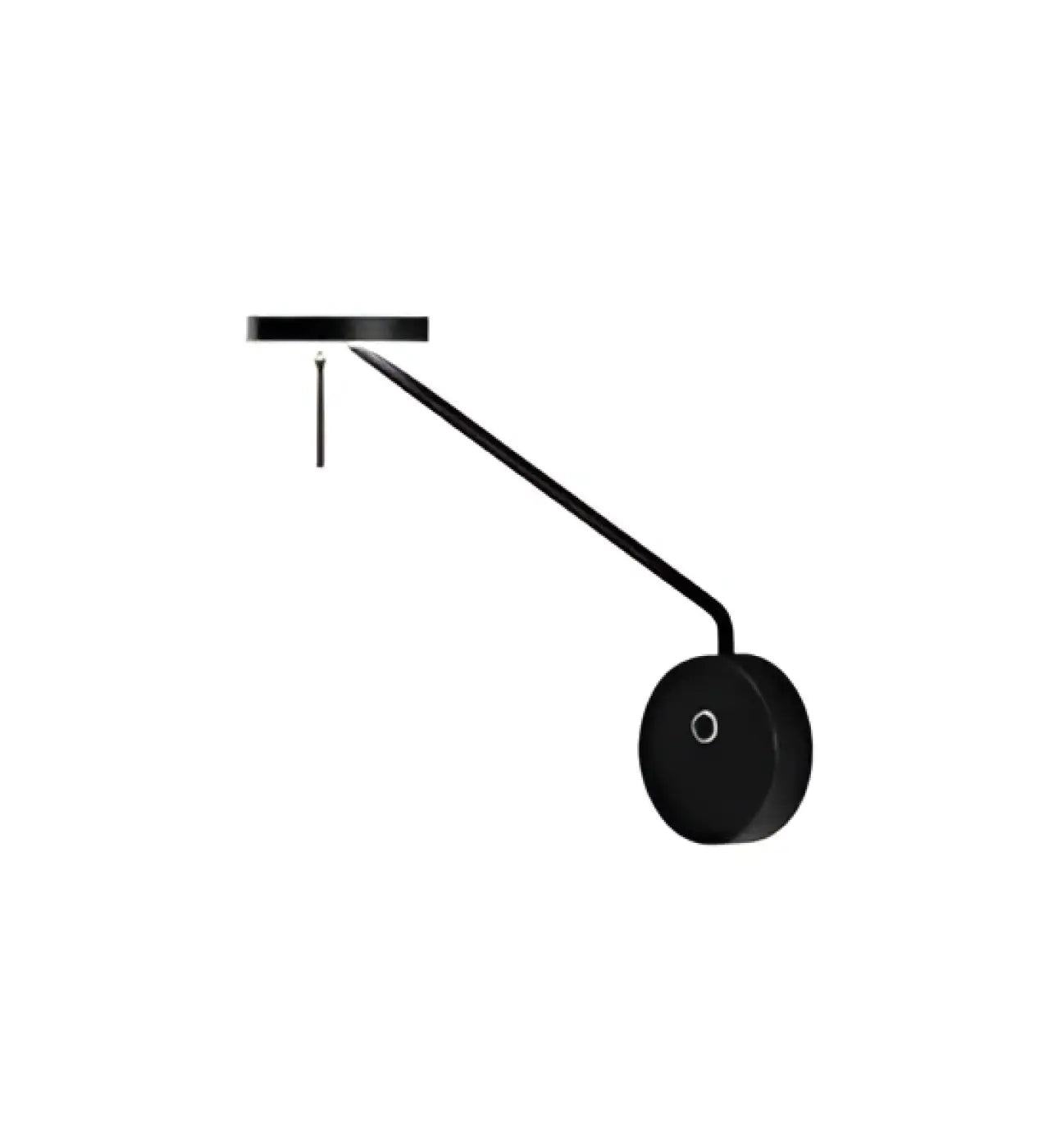 Applique murale LED métal noir 9 W design minimaliste — vue 1
