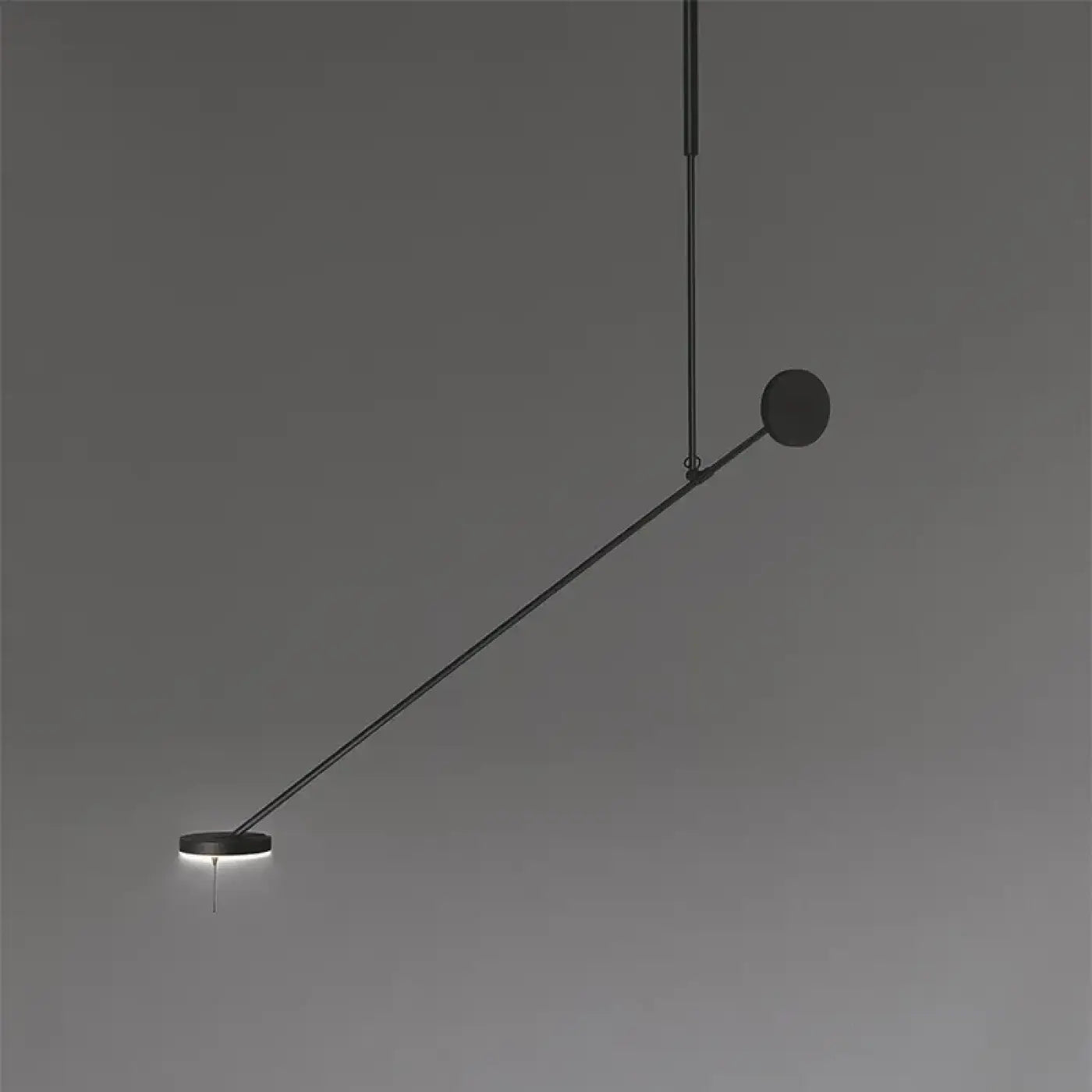Applique murale LED métal noir 9 W design minimaliste — vue 3