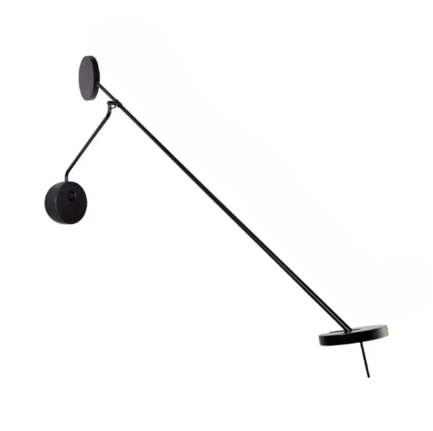 Applique murale LED métal noir 9 W design minimaliste — vue 4