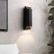 Applique murale LED métal noir et doré culot E14 4 tailles — vue 3