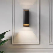 Applique murale LED métal noir et doré culot E14 4 tailles — vue 4