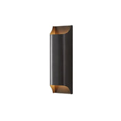 Applique murale LED métal noir et doré double éclairage — vue 5
