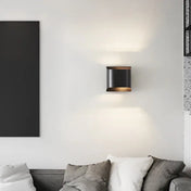 Applique murale LED métal noir et doré double éclairage — vue 9