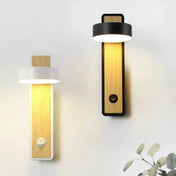 Applique murale LED minimaliste en aluminium noir et blanc — vue 4