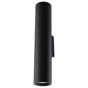Applique murale LED noire 2 lumières en acier tubulaire — vue 3