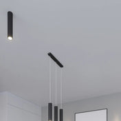 Applique murale LED noire 2 lumières en acier tubulaire — vue 4