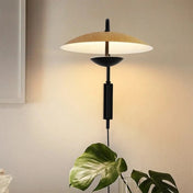 Applique murale LED noire à abat-jour rond vintage — vue 3