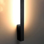 Applique murale LED noire aluminium verticale — vue 4