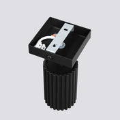 Applique murale LED noire cylindrique en aluminium GU10 — vue 5