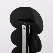 Applique murale LED noire en résine biscuit 2 lumières — vue 3