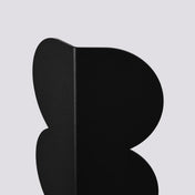 Applique murale LED noire en résine biscuit 2 lumières — vue 4
