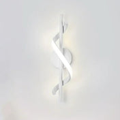 Applique murale LED noire et blanche 12 W en aluminium — vue 2