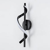 Applique murale LED noire et blanche 12 W en aluminium — vue 3