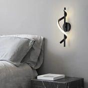 Applique murale LED noire et blanche 12 W en aluminium — vue 4
