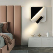 Applique murale LED noire et blanche à 3 lumières — vue 1