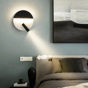 Applique murale LED noire et blanche à 3 lumières — vue 3