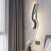 Applique murale LED noire et blanche à double éclairage — vue 2