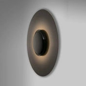 Applique murale LED noire sculpturale en métal et acrylique — vue 3