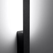 Applique murale LED noire verticale en aluminium — vue 4