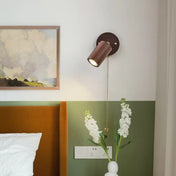 Applique murale LED orientable en bois naturel marron — vue 4