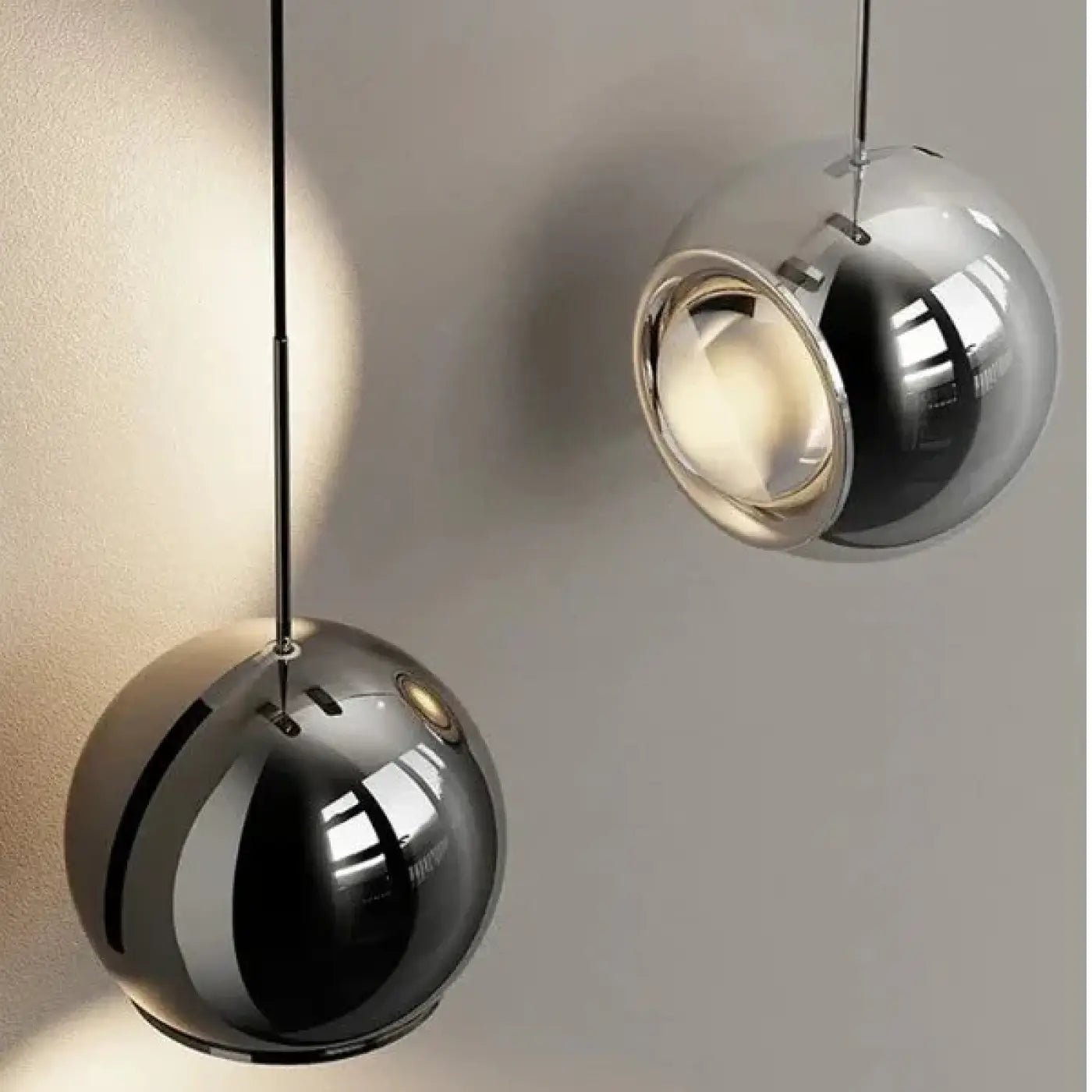 Applique murale LED orientable en métal noir réglable — vue 2
