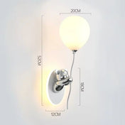 Applique murale LED ourson en verre pour chambre d'enfant — vue 1