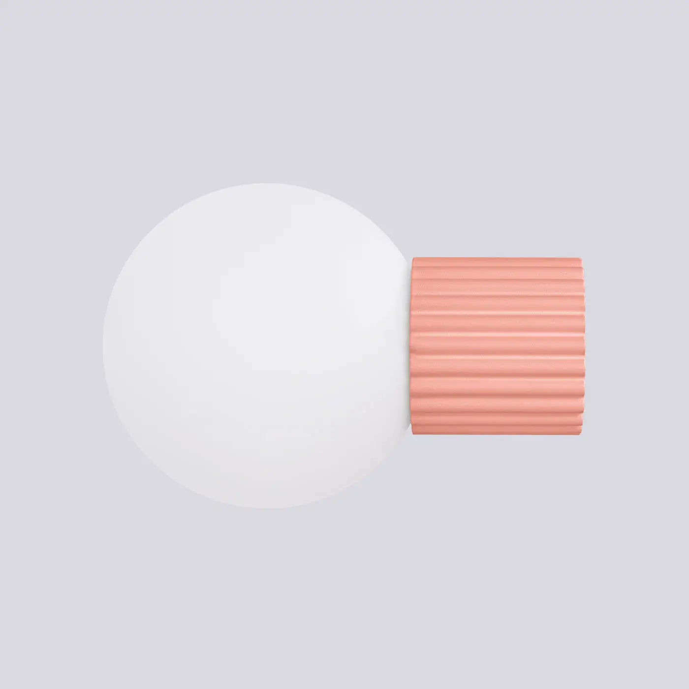 Applique murale LED pêche globe opalin minimaliste — vue 7