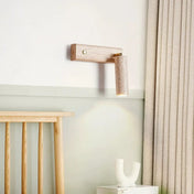 Applique murale LED pierre et bois beige compacte 3 W — vue 3