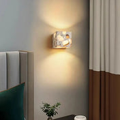 Applique murale LED pierre et métal tête de lit — vue 1