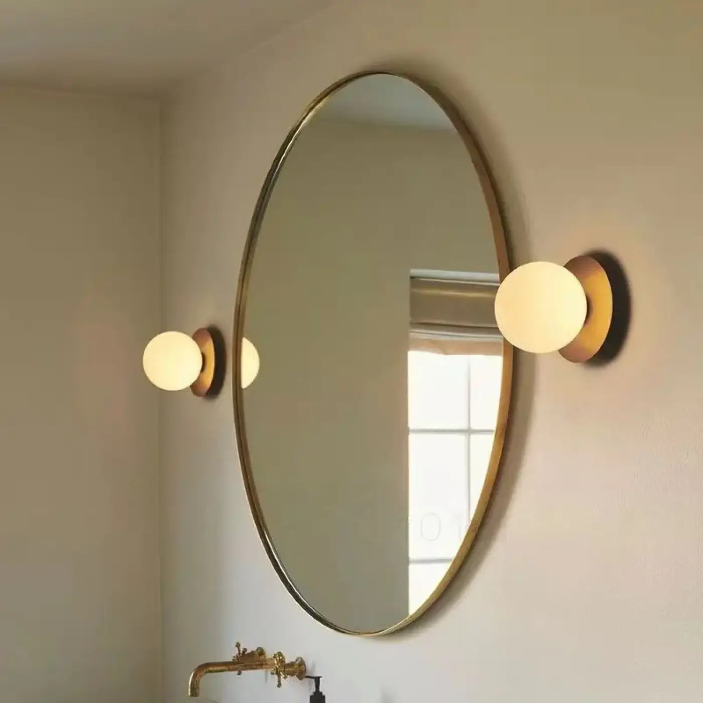 Applique murale LED ronde acrylique IP65 pour salle de bain — vue 1