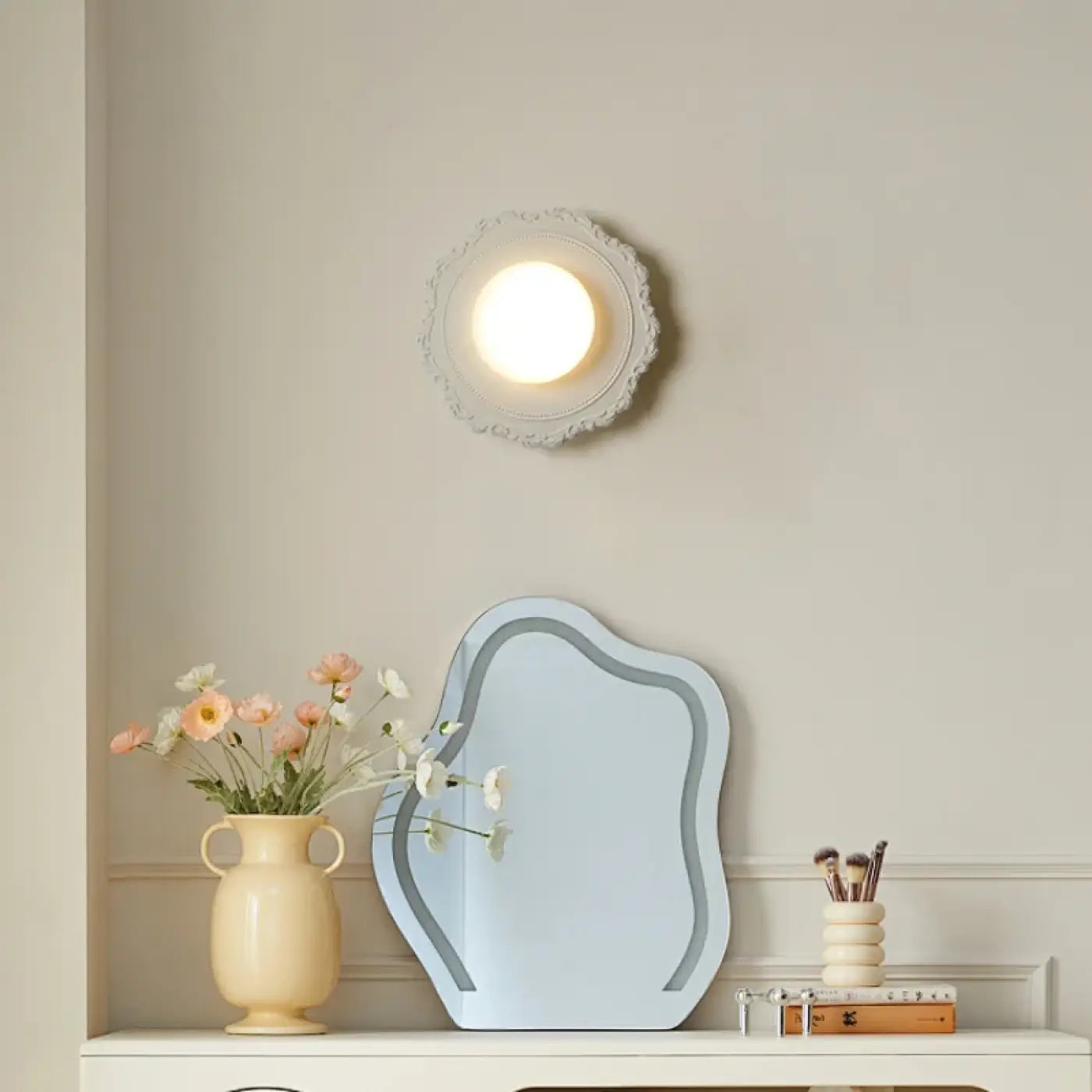 Applique murale LED ronde colorée en aluminium — vue 2