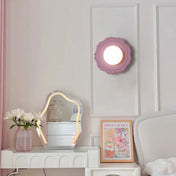 Applique murale LED ronde colorée en aluminium — vue 3
