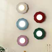 Applique murale LED ronde colorée en aluminium — vue 5