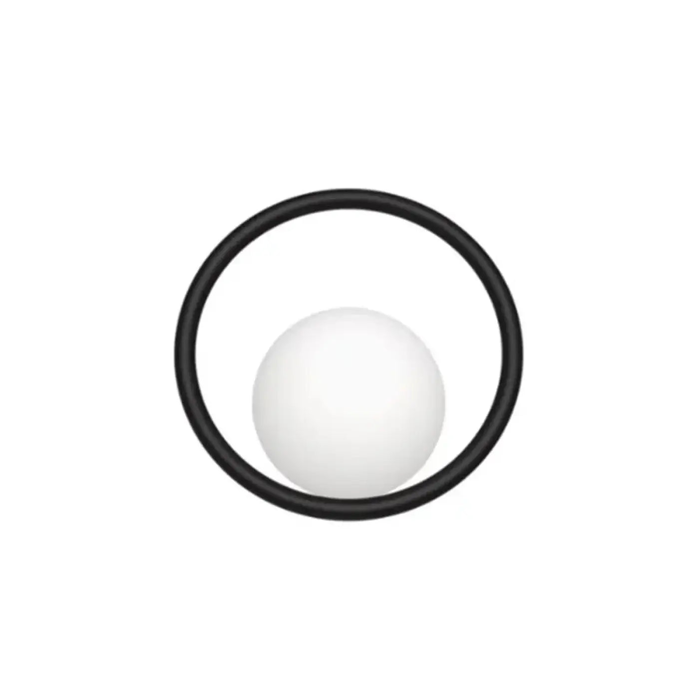 Applique murale LED ronde colorée en aluminium — vue 4