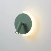 Applique murale LED ronde double en métal colorée IP65 — vue 2