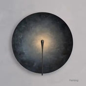 Applique murale LED ronde style vintage industriel IP65 — vue 12