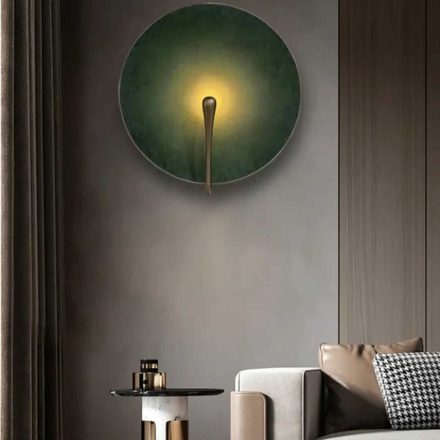 Applique murale LED ronde style vintage industriel IP65 — vue 4