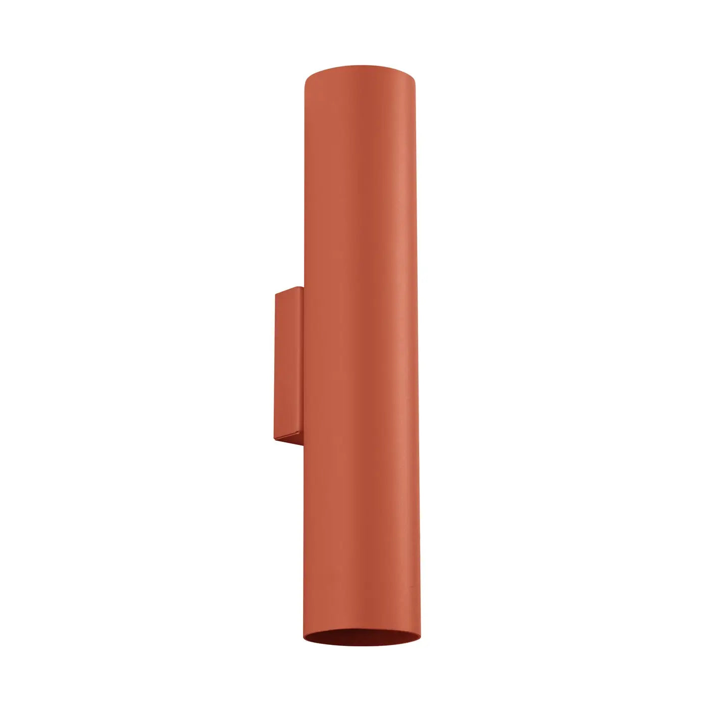 Applique murale LED rouge ocre 2 lumières en acier — vue 6