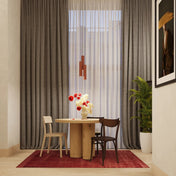 Applique murale LED rouge ocre 2 lumières en acier — vue 7