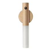 Applique murale LED scandinave beige et marron réglable — vue 1