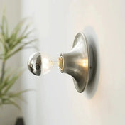 Applique murale LED scandinave en verre et métal blanc chaud — vue 2