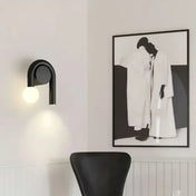 Applique murale LED scandinave métal blanc tête de lit — vue 4